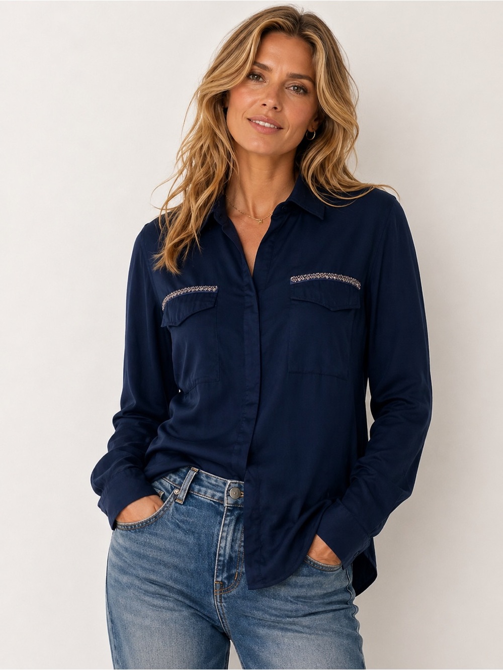 ✨ Edition Button Down Blouse – Polished & Effortless ✨